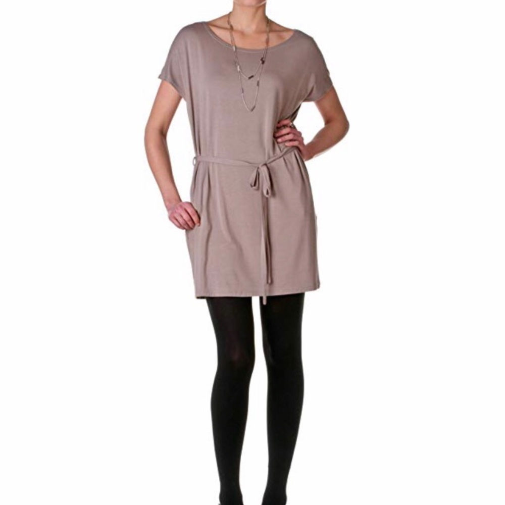 Piko 1988 Tunic Dress Belted Pink